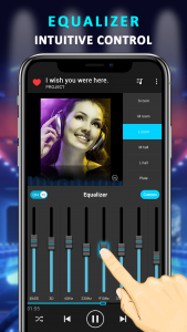 اسکرین شات برنامه EQ Bass Music Player- KX Music 2