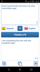 اسکرین شات برنامه Language Translator 1