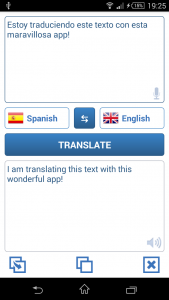 اسکرین شات 1 برنامه Language Translator