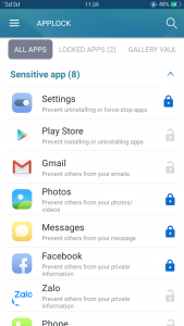 اسکرین شات برنامه Applock 3