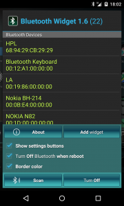 اسکرین شات برنامه Bluetooth On/Off Widget 4