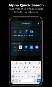 اسکرین شات برنامه Alpha Hybrid Launcher 4D theme 3