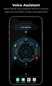 اسکرین شات 8 برنامه Alpha Hybrid Launcher 4D theme