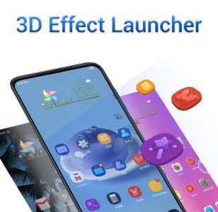 اسکرین شات برنامه 3D Effect Launcher - Cool Live Effect, Wallpaper 1