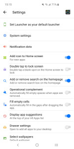اسکرین شات 3 برنامه 1 Launcher - Home Launcher