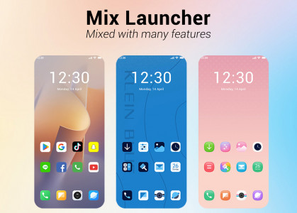 اسکرین شات 1 برنامه Mix Launcher
