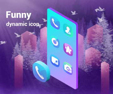 اسکرین شات 5 برنامه 4D Launcher -Lively 4D Launche