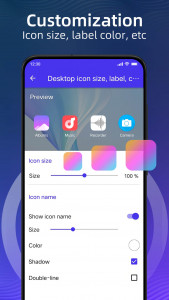 اسکرین شات 8 برنامه Pie Launcher version 2025