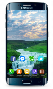 اسکرین شات برنامه Launcher Samsung Galaxy S9 The 1