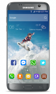 اسکرین شات برنامه Launcher & Theme Samsung Galaxy S9 1