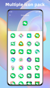 اسکرین شات برنامه Super P Launcher, Theme 6