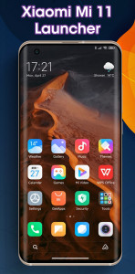 اسکرین شات برنامه Xiaomi mi 11 Launcher, theme for Mi 11 1