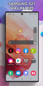 اسکرین شات برنامه Samsung S21 theme, Launcher for Galaxy S21 Ultra 2