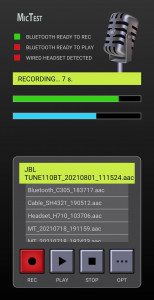 اسکرین شات برنامه Mic Test 1