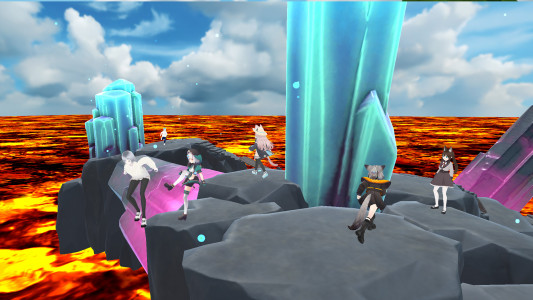 اسکرین شات 3 بازی The floor is lava game parkour
