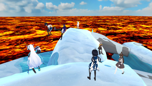 اسکرین شات 4 بازی The floor is lava game parkour