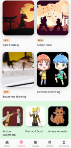 اسکرین شات برنامه Learn to Draw Anime by Steps 6