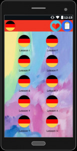 اسکرین شات برنامه آموزش آلمانی در ماشین 2