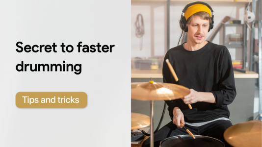 اسکرین شات 3 برنامه Learn Drums for Beginners