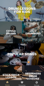 اسکرین شات برنامه Learn Drums App 6