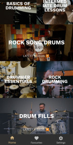 اسکرین شات برنامه Learn Drums App 3