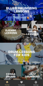 اسکرین شات برنامه Learn Drums App 4