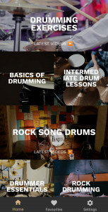 اسکرین شات برنامه Learn Drums App 1