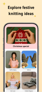 اسکرین شات 2 برنامه Learn Knitting and Crocheting