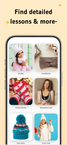 اسکرین شات 5 برنامه Learn Knitting and Crocheting