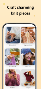 اسکرین شات 4 برنامه Learn Knitting and Crocheting