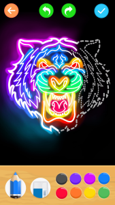 اسکرین شات 2 برنامه Learn to Draw Animals