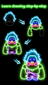 اسکرین شات 6 برنامه Learn to Draw Cartoon