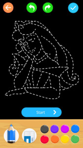 اسکرین شات 2 بازی Learn to Draw Princess