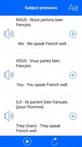 اسکرین شات برنامه speak french learn french 3