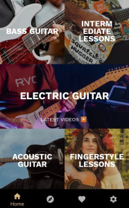 اسکرین شات 3 برنامه Learn guitar chords