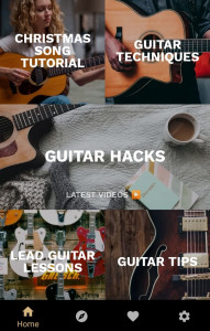 اسکرین شات برنامه Learn guitar chords 2