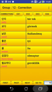 اسکرین شات برنامه 2000 Korean Words (most used) 2