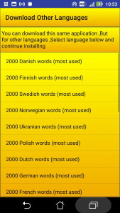 اسکرین شات 6 برنامه 2000 Turkish Words (most used)