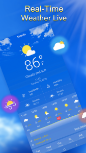 اسکرین شات 1 برنامه Local Weather：Weather Forecast