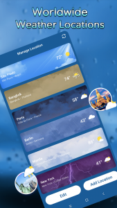 اسکرین شات برنامه Local Weather：Weather Forecast 7