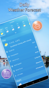 اسکرین شات برنامه Local Weather Forecast& Widget 4
