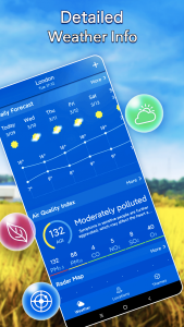 اسکرین شات برنامه Local Weather Forecast& Widget 1