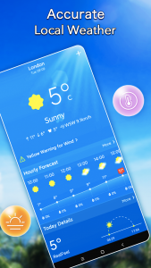 اسکرین شات برنامه Local Weather Forecast& Widget 3