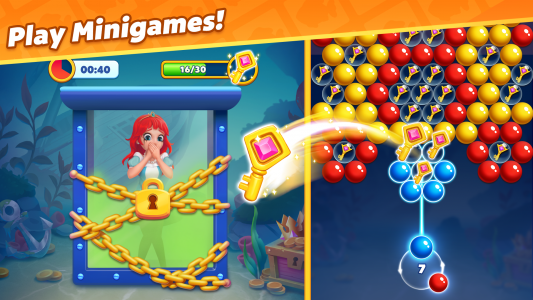 اسکرین شات بازی Bubble Shooter Ocean Pop 6