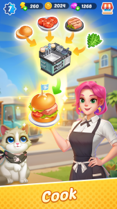 اسکرین شات 5 بازی Gossip Street: Merge & Story