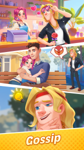 اسکرین شات 1 بازی Gossip Street: Merge & Story