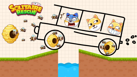 اسکرین شات بازی Solitaire Rescue 7