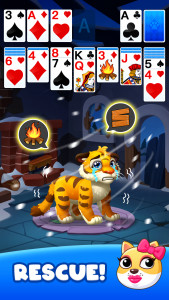 اسکرین شات بازی Solitaire Rescue 1