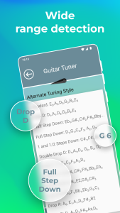 اسکرین شات 6 برنامه Guitar Tuner