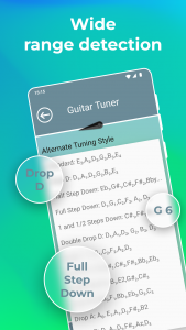 اسکرین شات برنامه Guitar Tuner 6